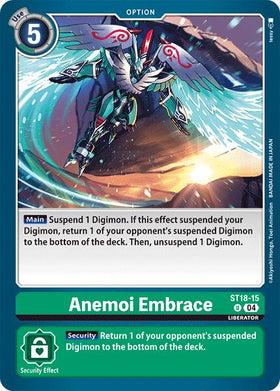 Anemoi Embrace [ST18-15 U] [Starter Deck 18: Guardian Vortex]