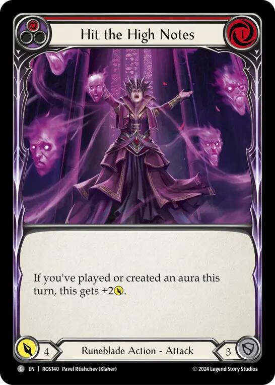 Hit the High Notes (Red) [ROS140] [Rosetta] Rainbow Foil