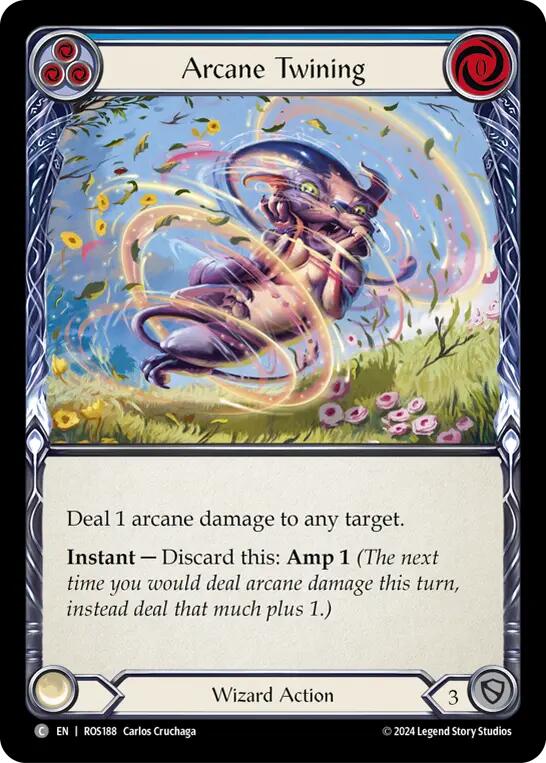 Arcane Twining (Blue) [ROS188] [Rosetta] Rainbow Foil