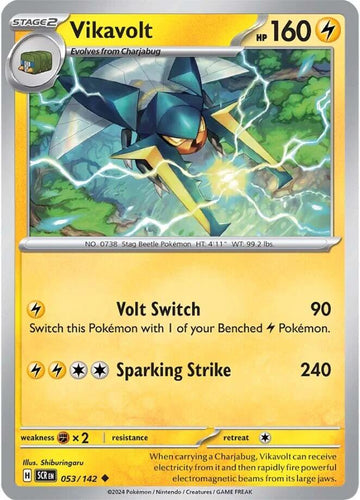 Vikavolt [053/142] - (Stellar Crown) Reverse Holofoil