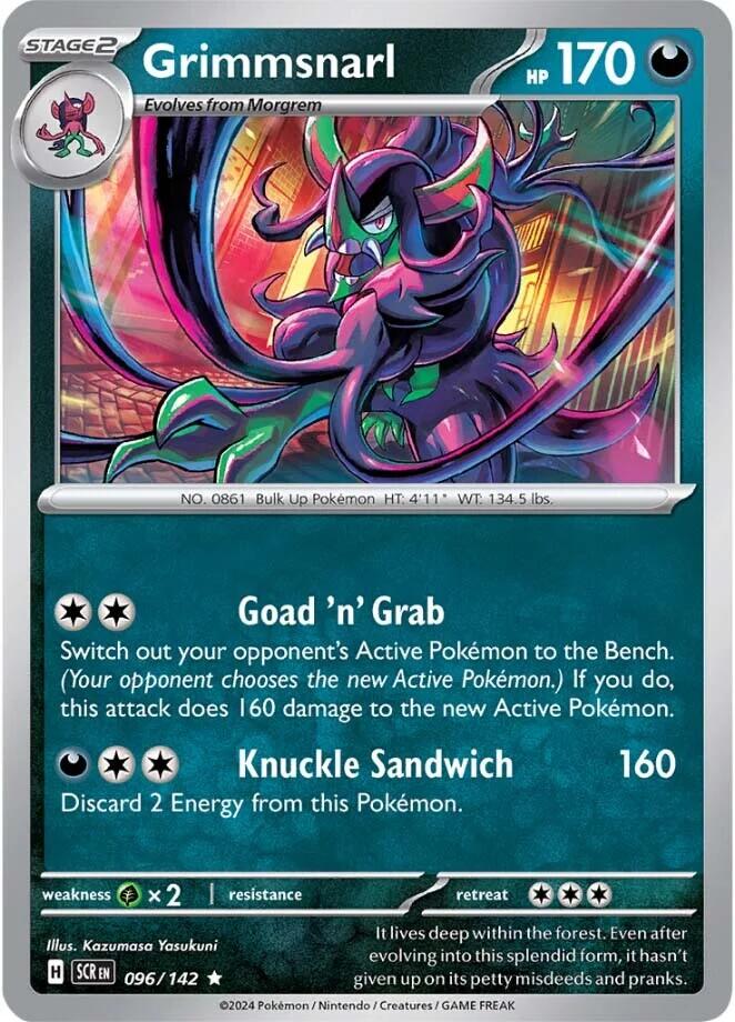 Grimmsnarl [096/142] - (Stellar Crown) Reverse Holofoil