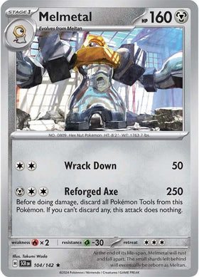 Melmetal [104/142] - (Stellar Crown) Reverse Holofoil