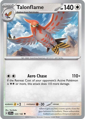 Talonflame [123/142] - (Stellar Crown) Reverse Holofoil