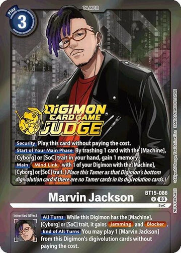 Marvin Jackson (Judge Pack 6) [BT15-086 R] [Exceed Apocalypse] Foil