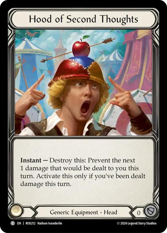 Hood of Second Thoughts [ROS212] [Rosetta]