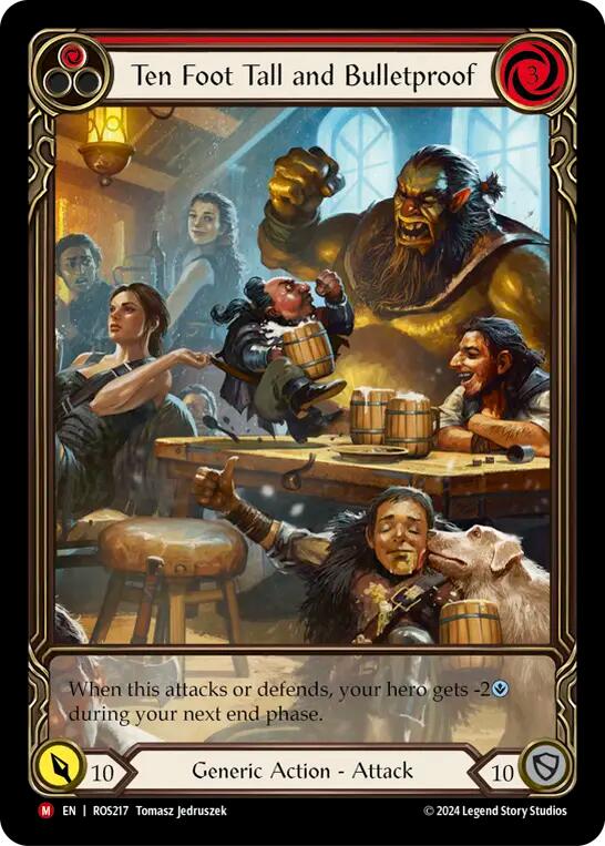 Ten Foot Tall and Bullet Proof (Extended Art) [ROS217] [Rosetta] Rainbow Foil