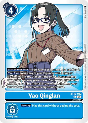 Yao Qinglan [BT19-082 U] [Release Special Booster 2.0]