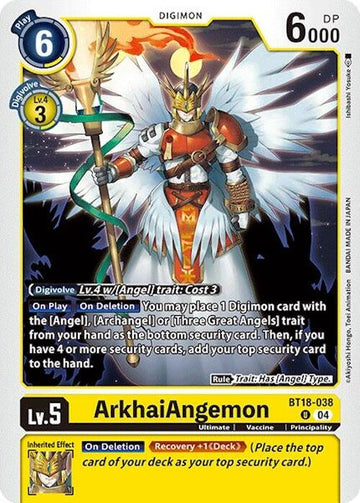 ArkhaiAngemon [BT18-038-U] [Release Special Booster 2.0] Normal
