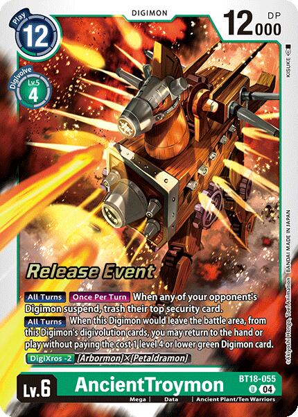 AncientTroymon [BT18-055 U] [Release Special Booster 2.0 Celebration Event Cards] Foil