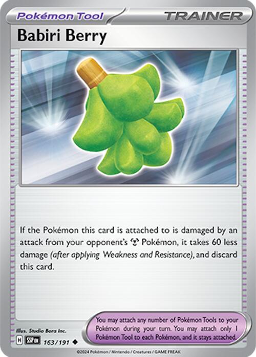 Babiri Berry [163/191] - (Surging Sparks) Reverse Holofoil