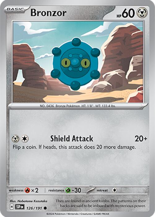 Bronzor [126/191] - (Surging Sparks) Reverse Holofoil