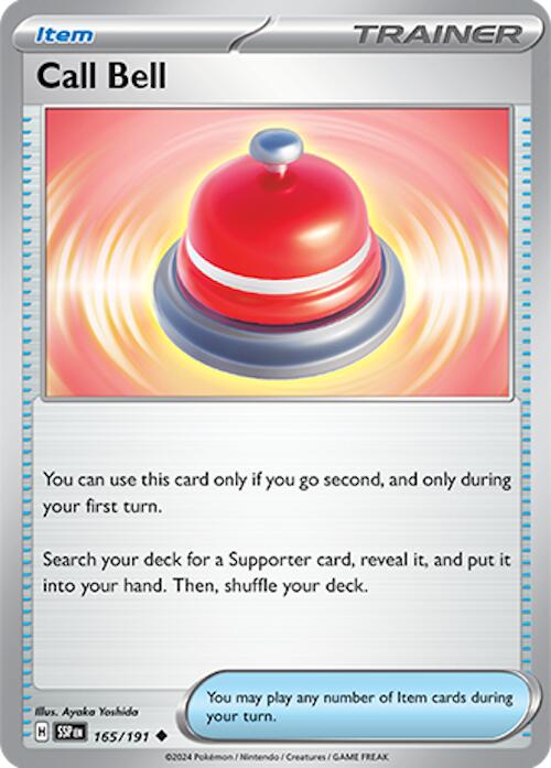 Call Bell [165/191] - (Surging Sparks) Reverse Holofoil