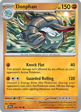 Donphan [103/191] - (Surging Sparks) Reverse Holofoil