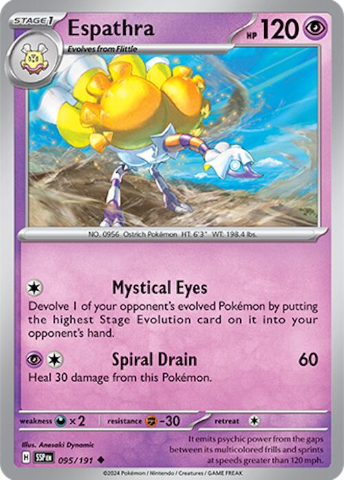 Espathra [095/191] - (Surging Sparks) Reverse Holofoil