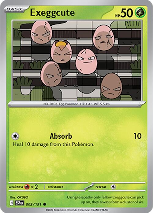 Exeggcute [002/191] - (Surging Sparks) Reverse Holofoil
