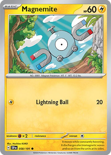 Magnemite [058/191] - (Surging Sparks) Reverse Holofoil