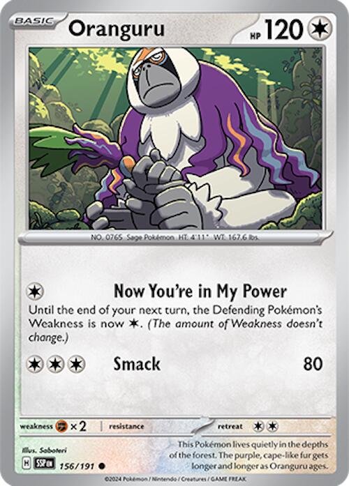 Oranguru [156/191] - (Surging Sparks)