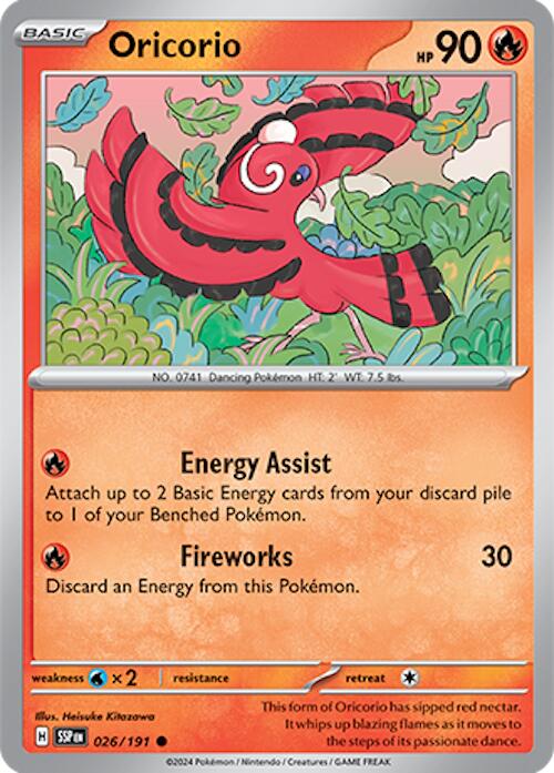 Oricorio [026/191] - (Surging Sparks) Reverse Holofoil