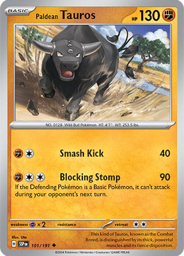 Paldean Tauros [101/191] - (Surging Sparks) Reverse Holofoil