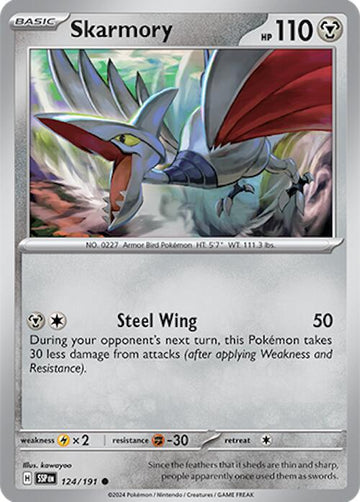Skarmory [124/191] - (Surging Sparks) Reverse Holofoil