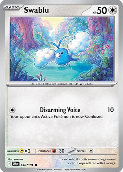 Swablu [148/191] - (Surging Sparks) Reverse Holofoil