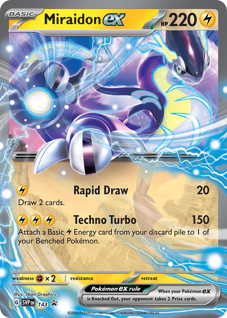Miraidon ex - 143 [143] [Scarlet & Violet Promo Cards] Holofoil