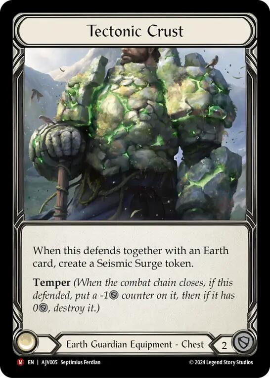 Tectonic Crust [AJV005] [Armory Deck: Jarl Vetreidi] Rainbow Foil