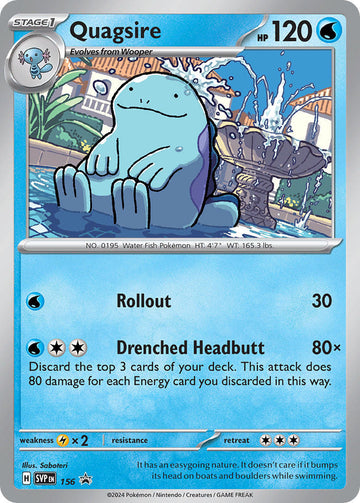 Quagsire - 156 [156] [Scarlet & Violet Promo Cards] Holofoil