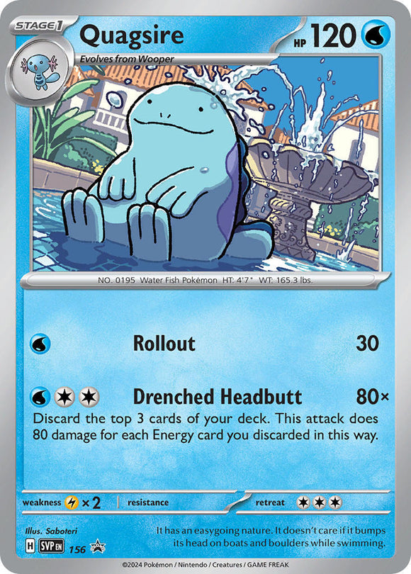 Quagsire - 156 [156] [Scarlet & Violet Promo Cards] Holofoil