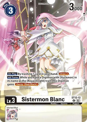 Sistermon Blanc (Alternate Art) [ST12-12 U] [Special Limited Set] Foil