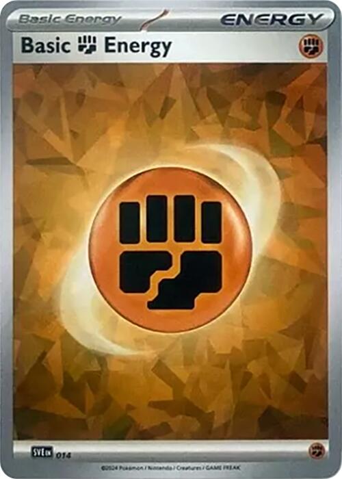 Basic Fighting Energy (Cracked Ice Holo) [014] [Stellar Crown] Holofoil