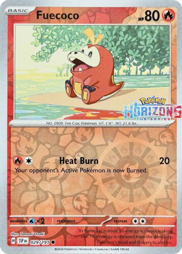 Fuecoco - 029/191 [029/191] [Miscellaneous Cards & Products] Reverse Holofoil