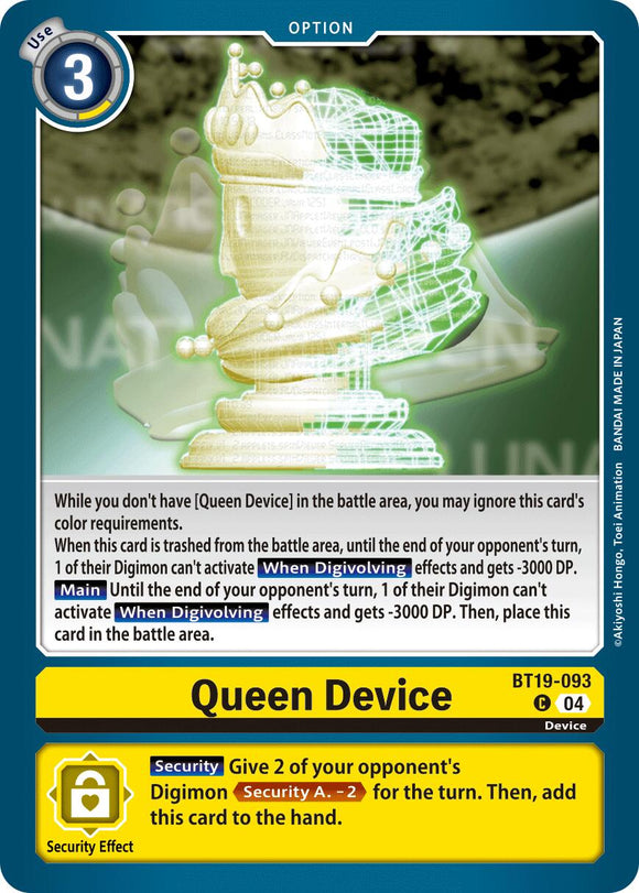 Queen Device [BT19-093 C] [Release Special Booster 2.5]