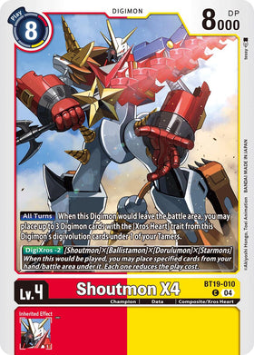 Shoutmon X4 [BT19-010 C] [Release Special Booster 2.5]
