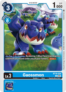 Gaossmon [BT19-016 C] [Release Special Booster 2.5]