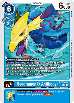 Seadramon (X Antibody) [BT20-024 C] [Release Special Booster 2.5]
