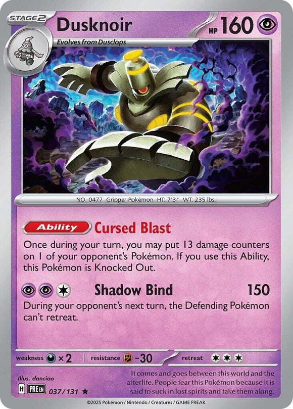 Dusknoir [037/131] [Prismatic Evolutions] Reverse Holofoil