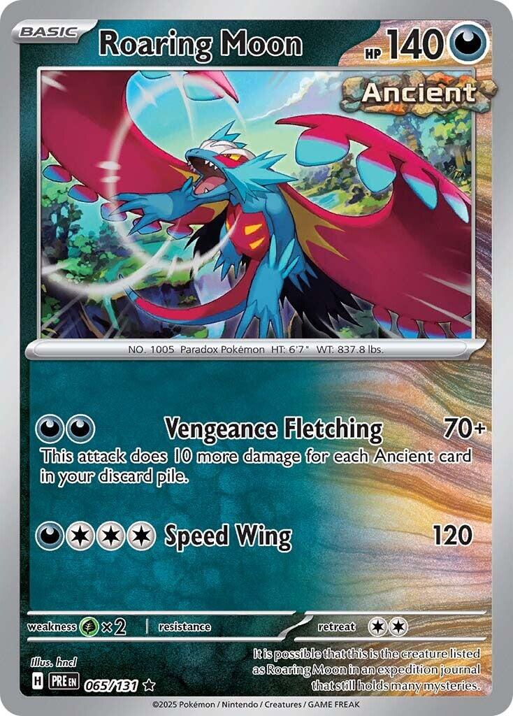 Roaring Moon [065/131] - (Prismatic Evolutions) Holofoil