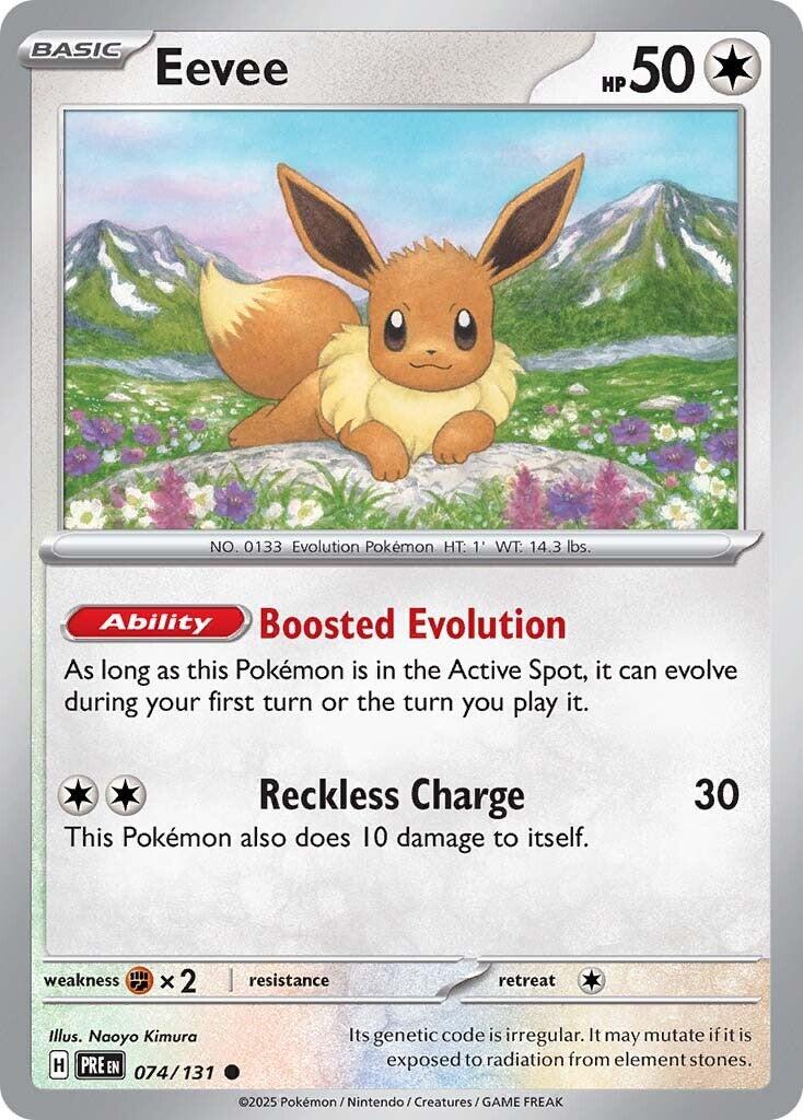Eevee [074/131] [Prismatic Evolutions] Reverse Holofoil