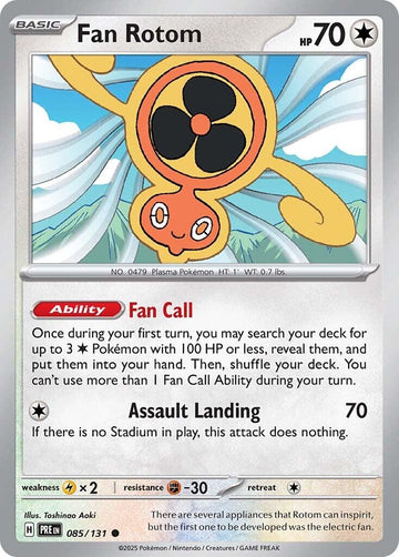 Fan Rotom [085/131] - (Prismatic Evolutions)