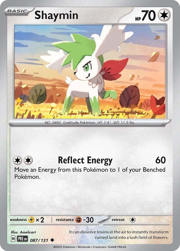 Shaymin [087/131] - (Prismatic Evolutions) Reverse Holofoil