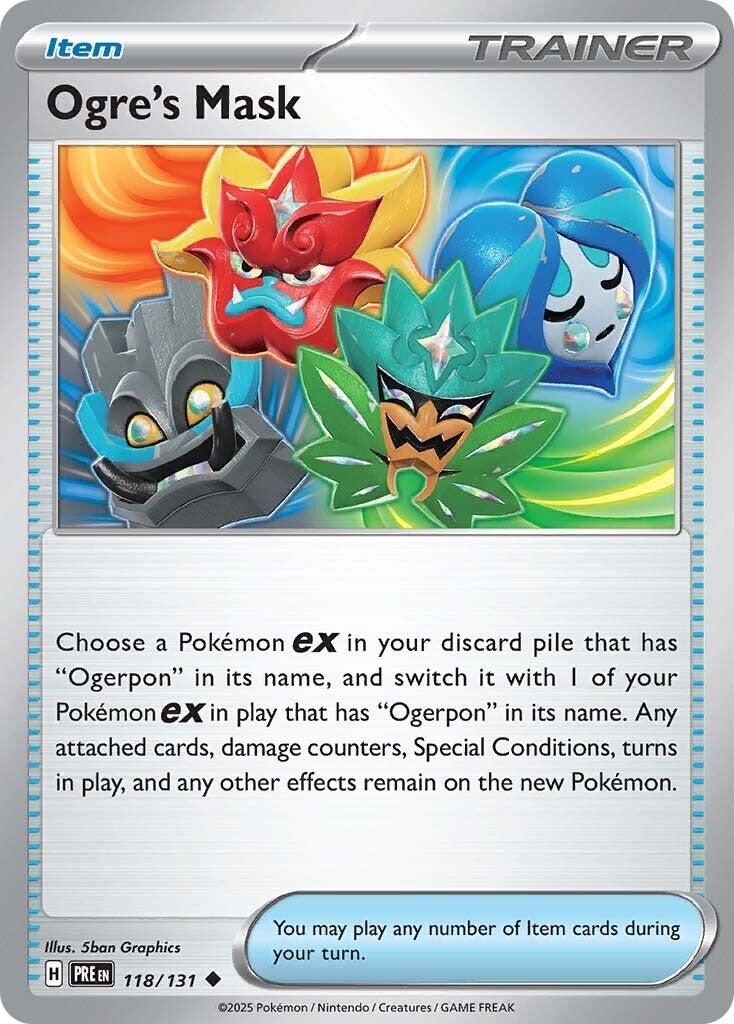 Ogre's Mask [118/131] [Prismatic Evolutions] Reverse Holofoil