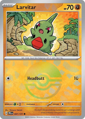 Larvitar (Poke Ball Pattern) [047/131] - (Prismatic Evolutions) Holofoil