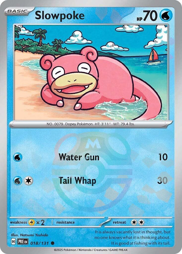 Slowpoke (Master Ball Pattern) [018/131] - (Prismatic Evolutions) Holofoil