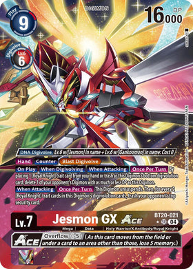 Jesmon GX ACE (Alternate Art) [BT20-021 SR] [Release Special Booster 2.5] Foil