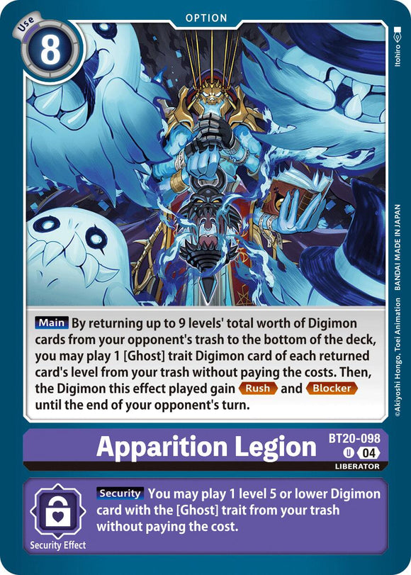 Apparition Legion [BT20-098 U] [Release Special Booster 2.5]