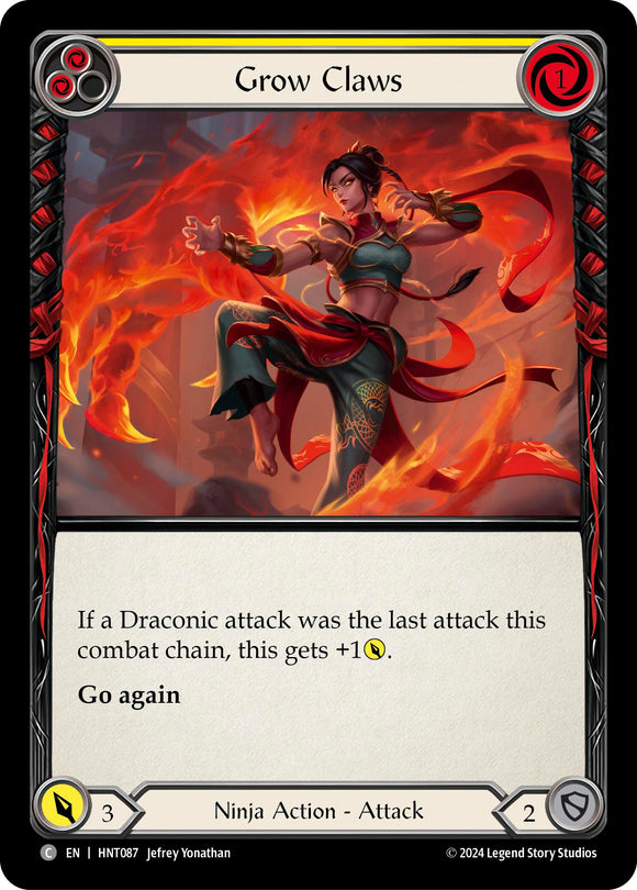 Grow Claws (Yellow) [HNT087] [The Hunted]