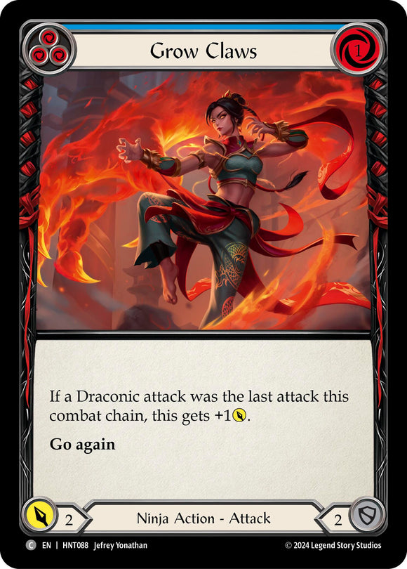 Grow Claws (Blue) [HNT088] [The Hunted] Rainbow Foil