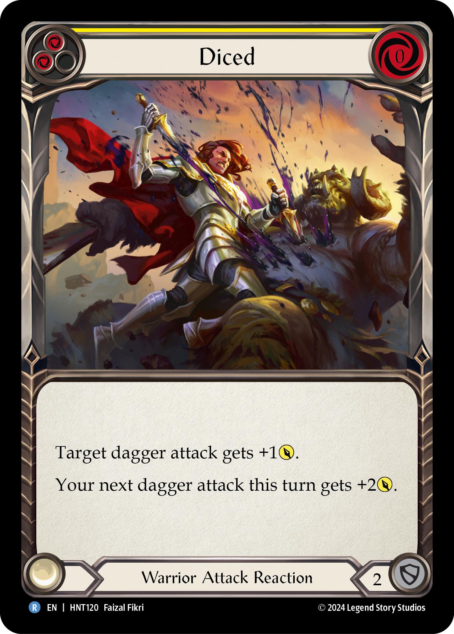 Diced (Yellow) [HNT120] [The Hunted]