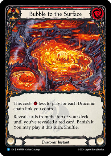 Bubble to the Surface (Red) [HNT154] [The Hunted] Rainbow Foil